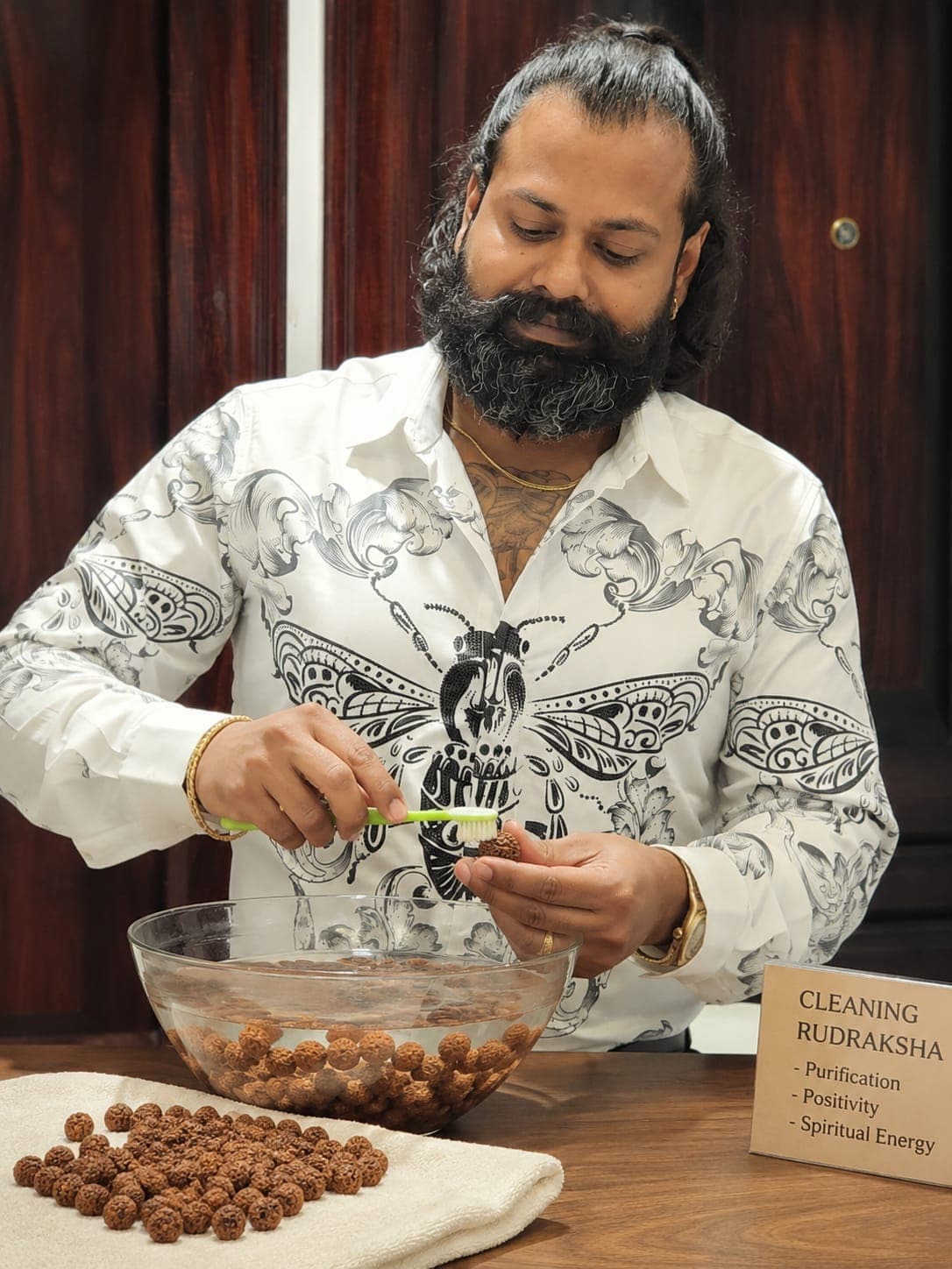 Caring for beads